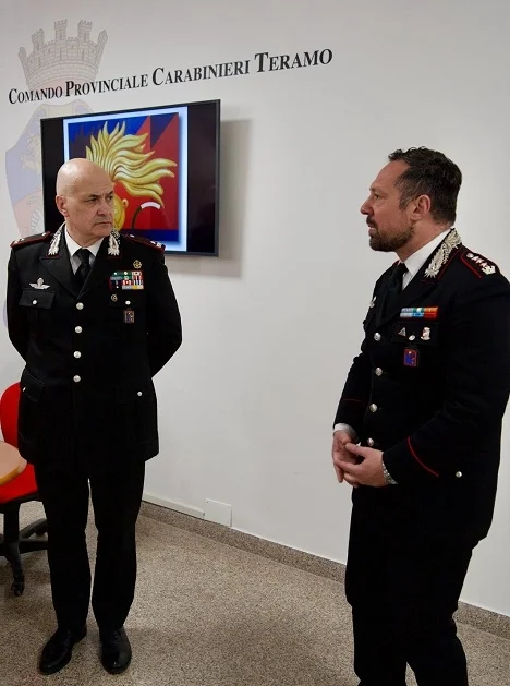 Visita del Comandante della Legione Carabinieri “Abruzzo e Molise” al Comando Provinciale di Teramo