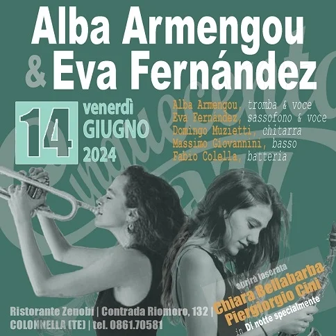 A Colonnella serata con Alba Armengou ed Eva Fernandez