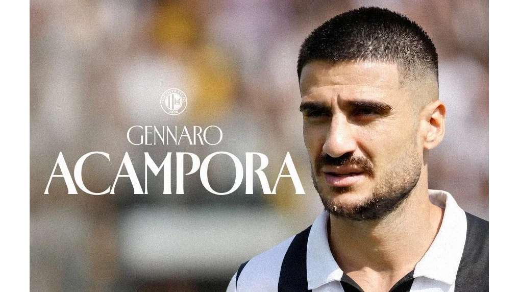 Ascoli Calcio - Ufficiale il centrocampista Acampora: terzo colpi di mercato per i bianconeri