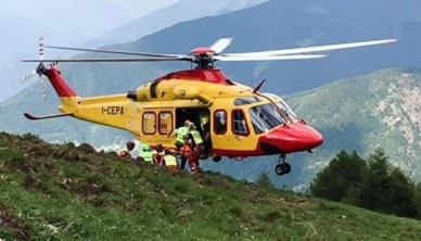 Turista cade durante un'escursione sul monte Vettore, recuperato con l'elicottero