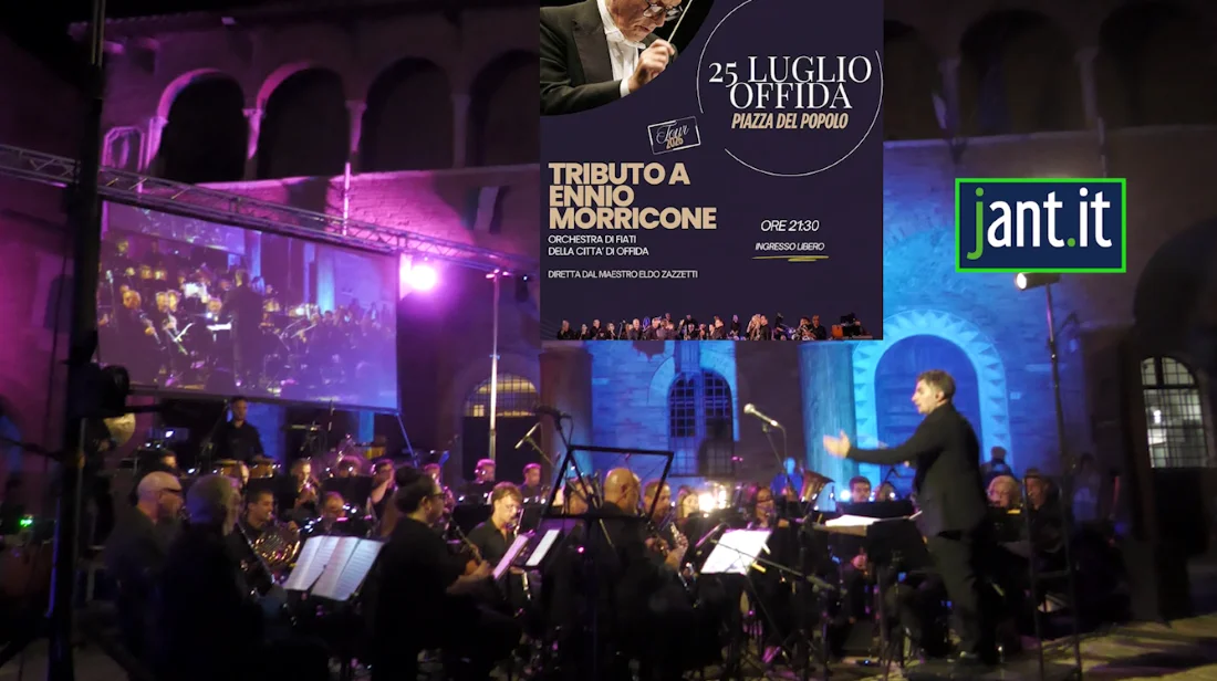 Annuale tirbuto del Corpo Bandistico Città di Offida ad Ennio Morricone