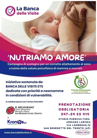 Settimana Mondiale dell’Allattamento (Sam), prende il via “Nutriamo Amore”