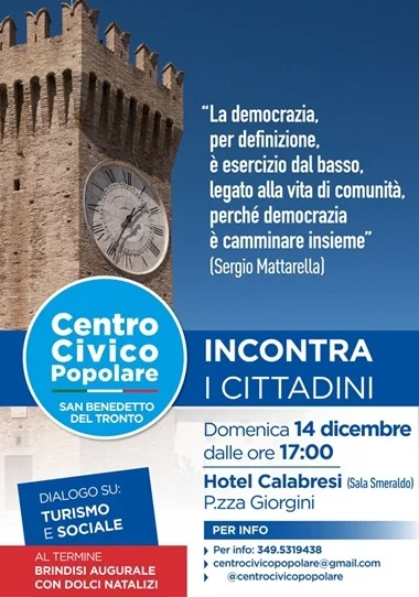 Il Centro Civico Popolare organizza un incontro con i cittadini