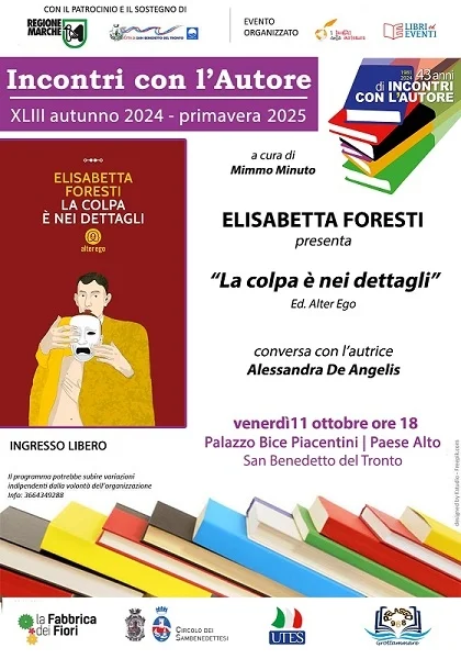 Elisabetta Foresti presenta il libro “La colpa è nei dettagli"