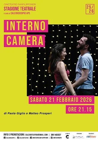 Stagione teatrale "Passato Presente Teatro", al Cineteatro San Filippo Neri in scena "INTERNO CAMERA"