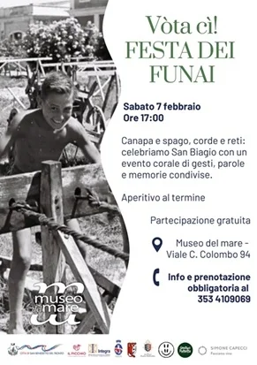 VÒTA CÌ! FESTA DEI FUNAI AL MUSEO DELLA CIVILTA' MARINARA DELLE MARCHE