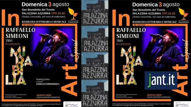 IN ART Special – MIRABILIA domenica 3 agosto 2025, ore 21:15 Palazzina Azzurra di San Benedetto del Tronto