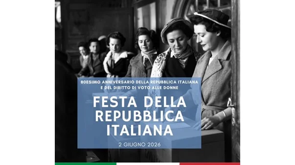 2 GIUGNO: ALBANO (MEF), "OTTANT’ANNI DI REPUBBLICA E VOTO ALLE DONNE, LE RADICI DELLA NOSTRA DEMOCRAZIA”