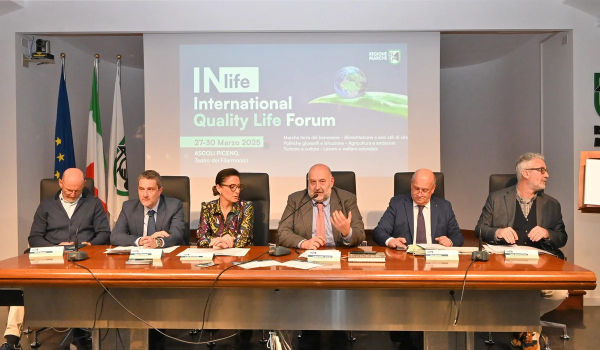 LE MARCHE OSPITANO "INLIFE - INTERNATIONAL QUALITY LIFE FORUM": AD ASCOLI IL PRIMO FORUM INTERNAZIONALE SU QUALITÀ DELLA VITA, SOSTENIBILITÀ E BENESSERE