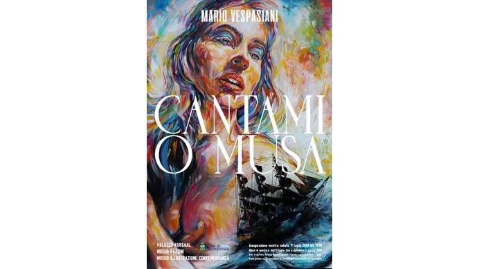 Mauro Vespasiani inaugura la mostra personale "Cantami o Musa"