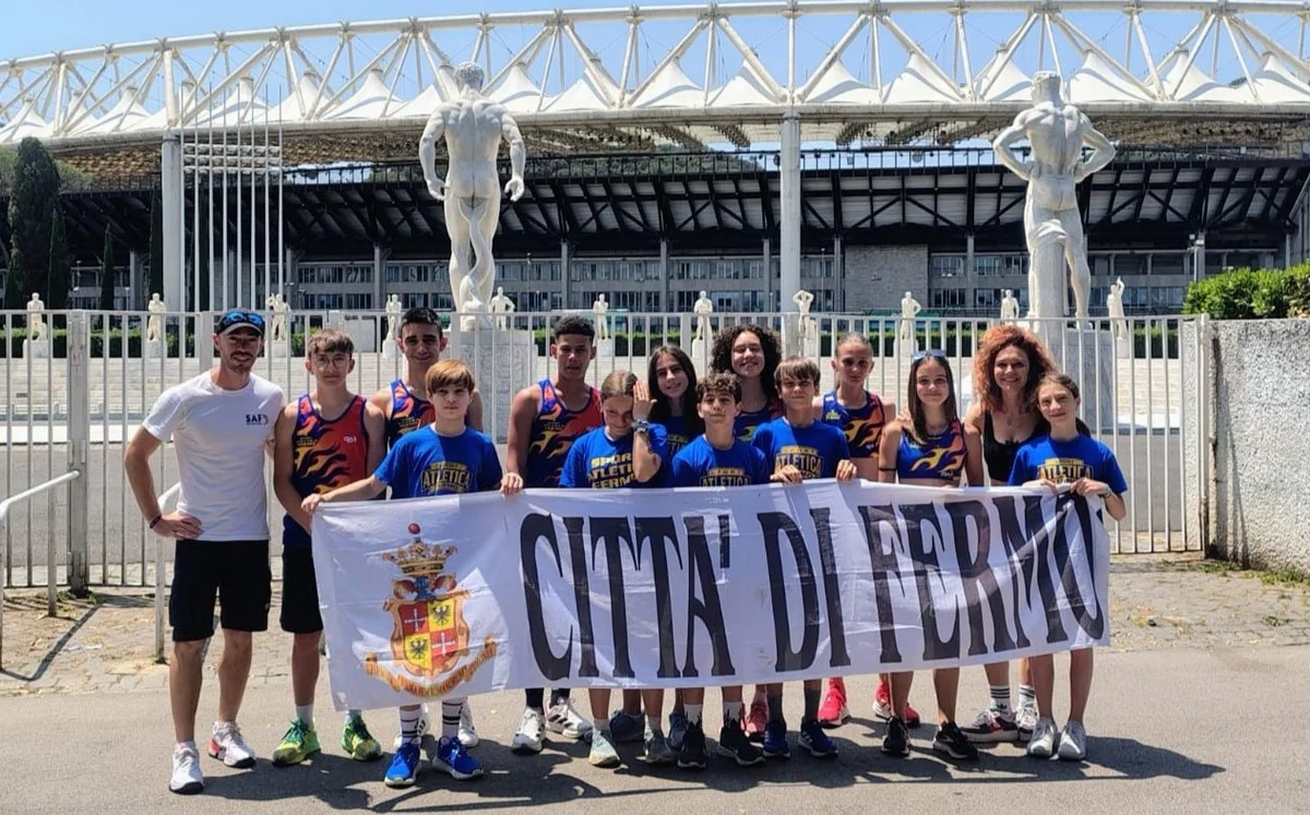Anche la Saf allo stadio “Olimpico” di Roma con i campioni dell’atletica