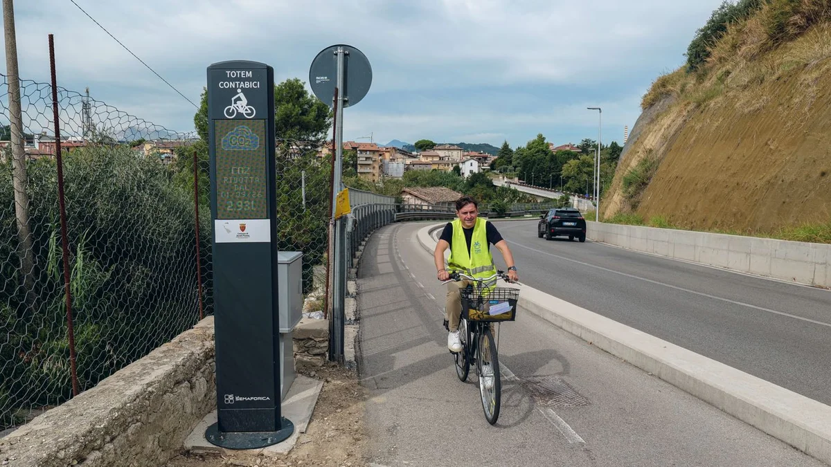 Entra in funzione il nuovo contabici in via Tevere