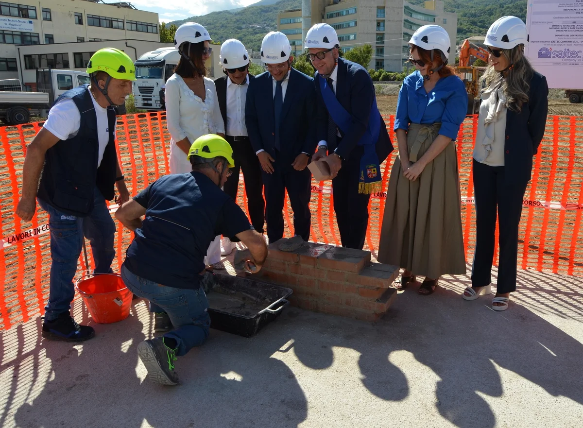 Inaugurato il cantiere del nuovo Liceo Trebbiani