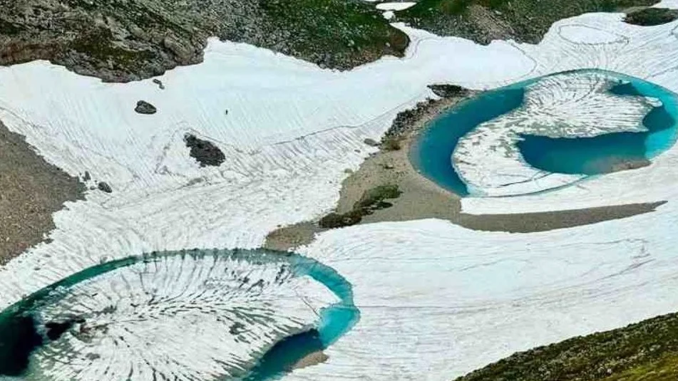 Montemonaco - Sorpresa al Lago di Pilato: dopo otto anni sono tornati a unirsi i due bacini 