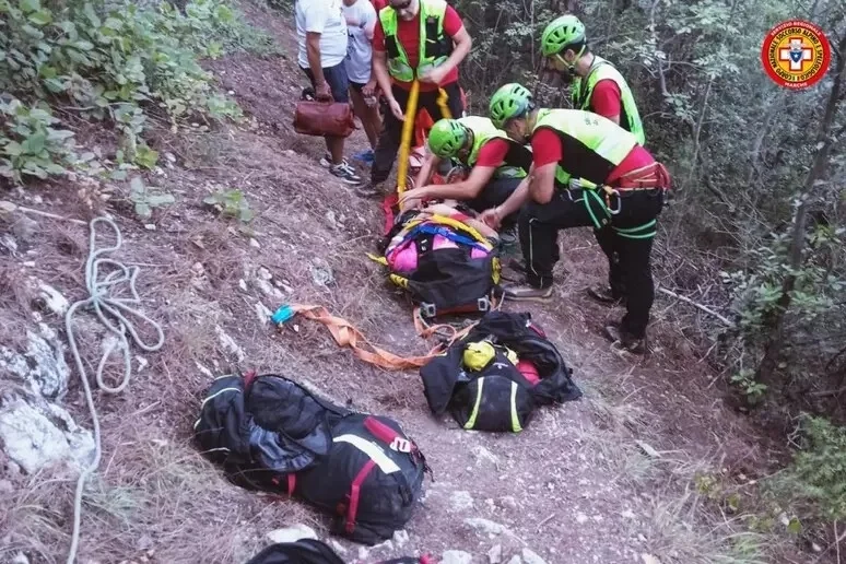Soccorso un trail runner che ha accusato un malore