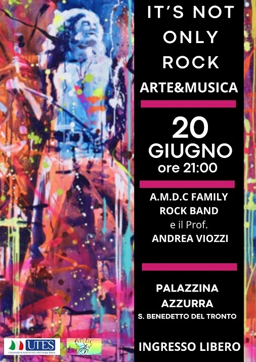 EVENTO UTES "IT’NOT ONLY ROCK" PRESSO LA PALAZZINA AZZURRA VENERDI 20 GIUGNO