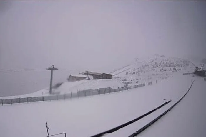 È tornata la neve sull'Appennino marchigiano