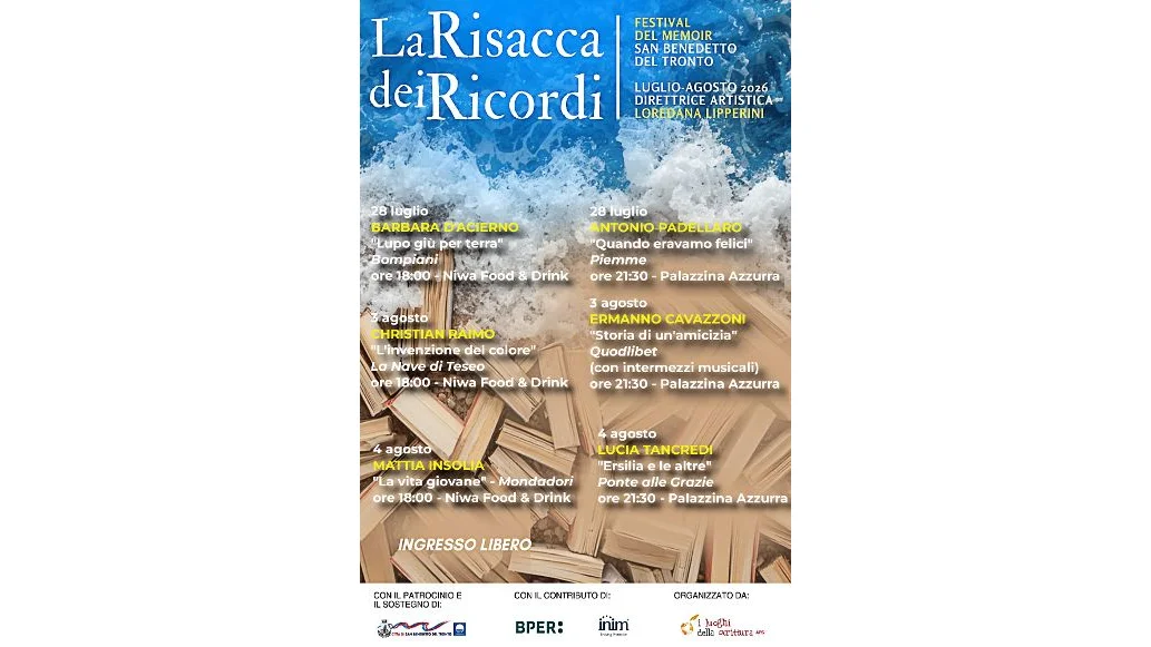 LA RISACCA DEI RICORDI - Festival del memoir 2026
