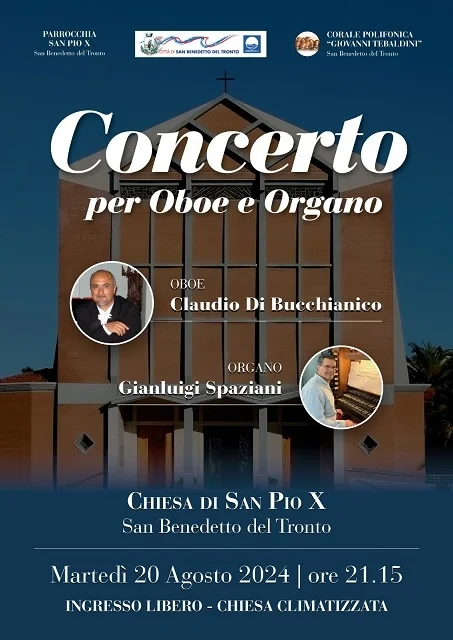 Concerto per oboe e organo a San Pio X