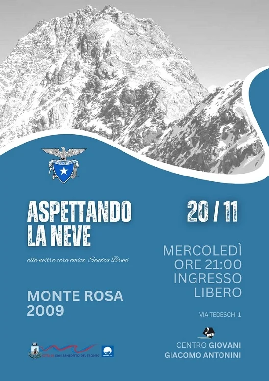 Comunicato del Club Alpino Italiano sez. di San Benedetto del Tronto