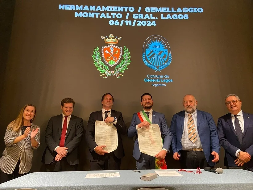 Montalto delle Marche e General Lagos (Argentina) siglano un gemellaggio nell’anno del Turismo delle Radici