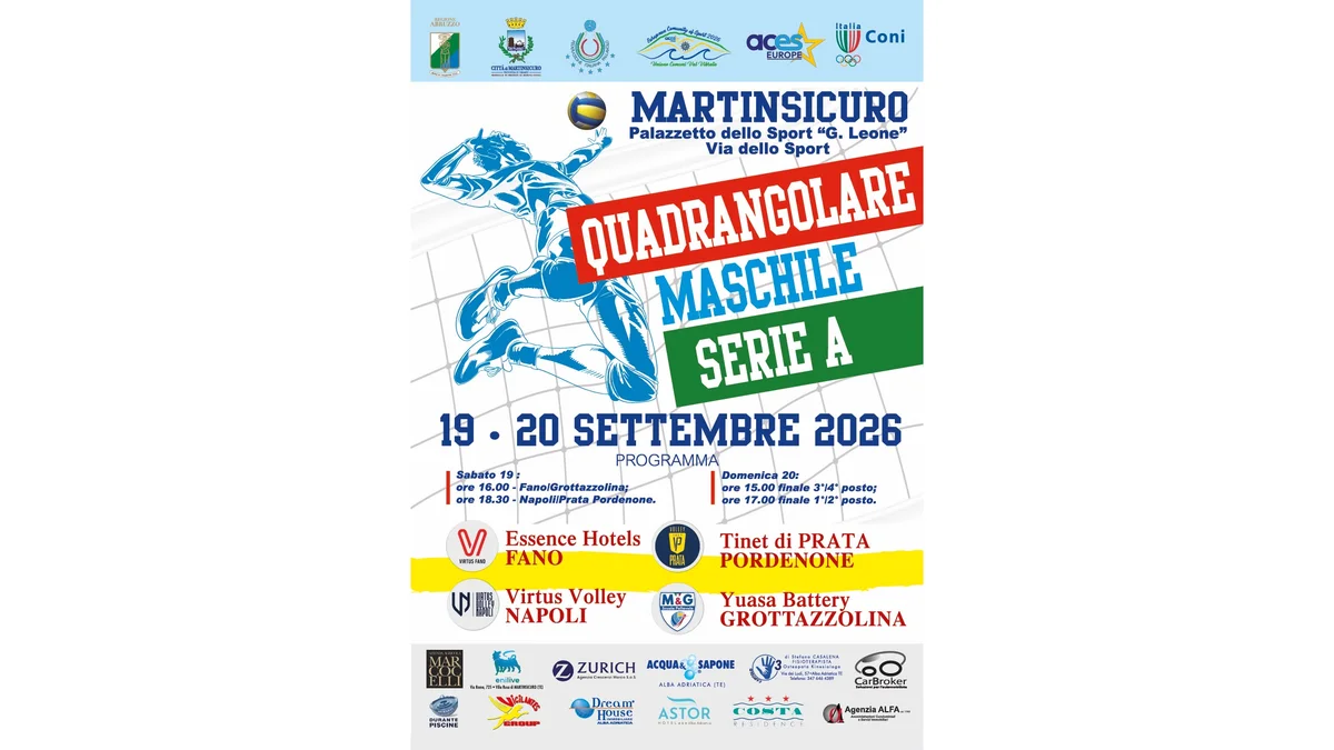 Grande pallavolo al palazzetto di Martinsicuro