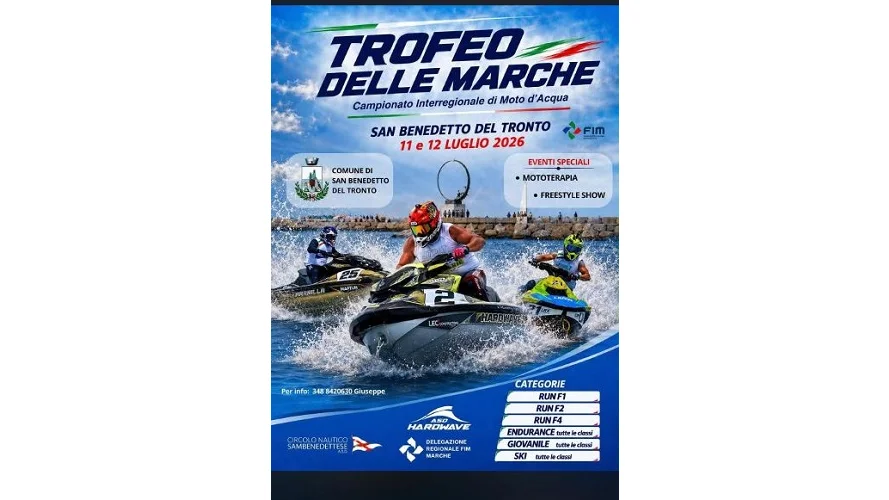 A San Benedetto il Campionato interregionale di moto d'acqua