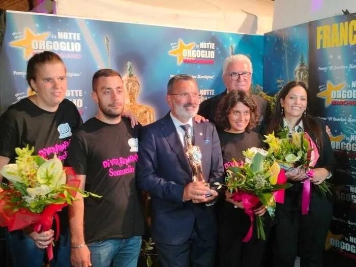 Il premio "Diversamente sommelier" alla locanda Centimetro zero