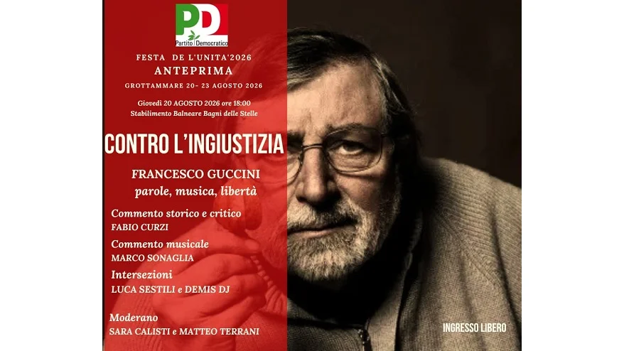 Festa de l'Unità 2026, Grottammare 20-23 agosto