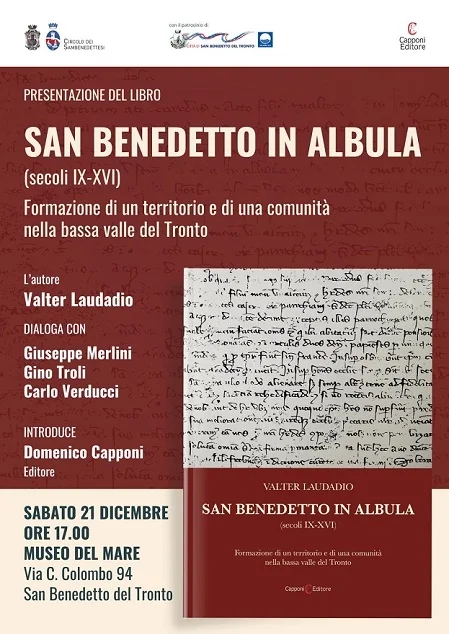 San Benedetto in Albula, il Circolo dei Sambenedettesi invita la Città ad una presentazione imperdibile al Museo del Mare