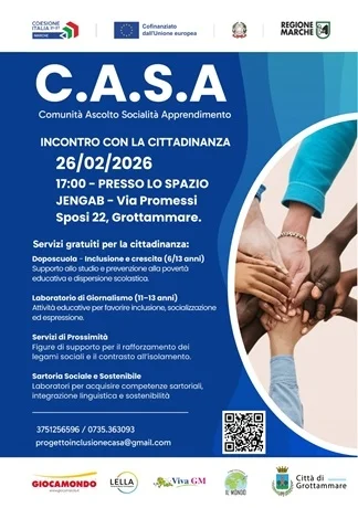 Welfare di comunità: a Grottammare arriva C.A.S.A.