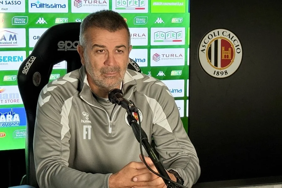  Ascoli Calcio - Tomei in vista dell'Arezzo: "Bisognerà dare qualcosa in più"