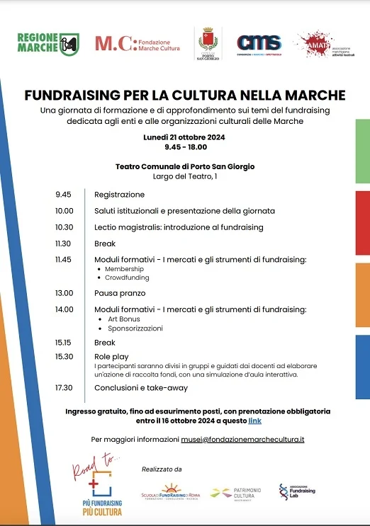 Fundraising per la Cultura nelle Marche