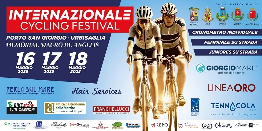 L’Internazionale Cycling Festival 2025 debutta in due sedi nuove: Porto San Giorgio e Urbisaglia