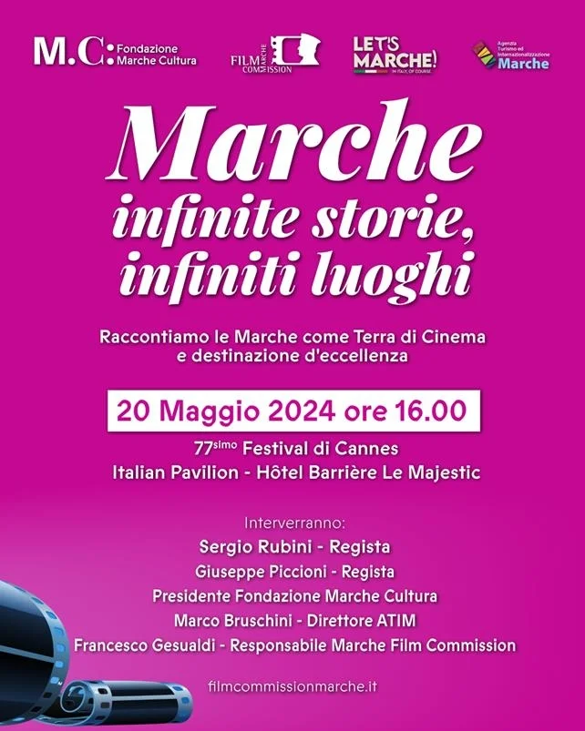 Marche Film Commission e ATIM a Cannes per "Marche. Infinite storie, infiniti luoghi"