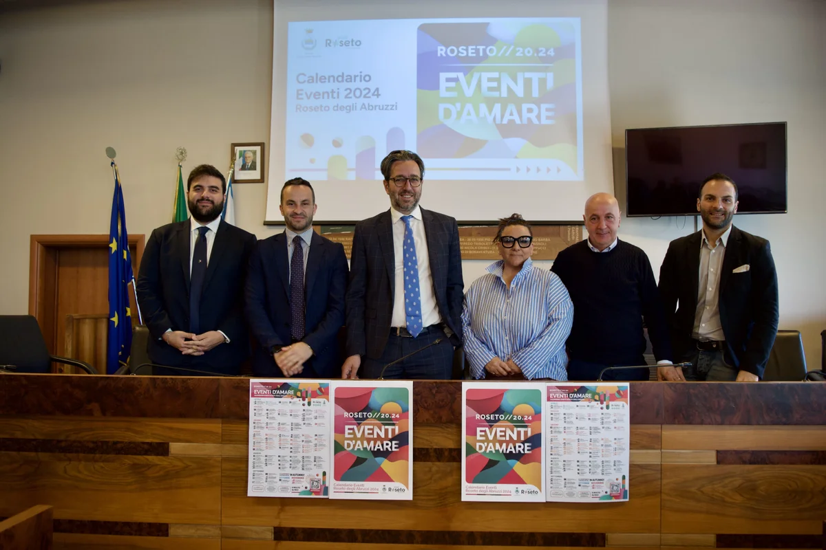 Presentato il cartellone “Roseto 20.24, Eventi d’Amare”. Una lunga stagione di manifestazioni che unisce sport, grande musica, cultura e divertimento