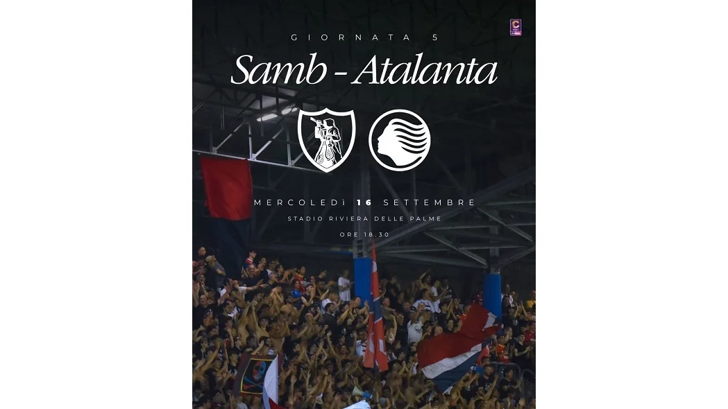 SAMB – ATALANTA U23, INFO PREVENDITA