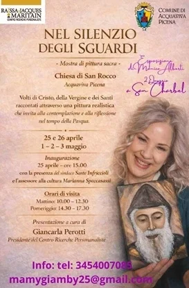“Nel silenzio degli sguardi: secondo omaggio a san Charbel di Monica Alberti”