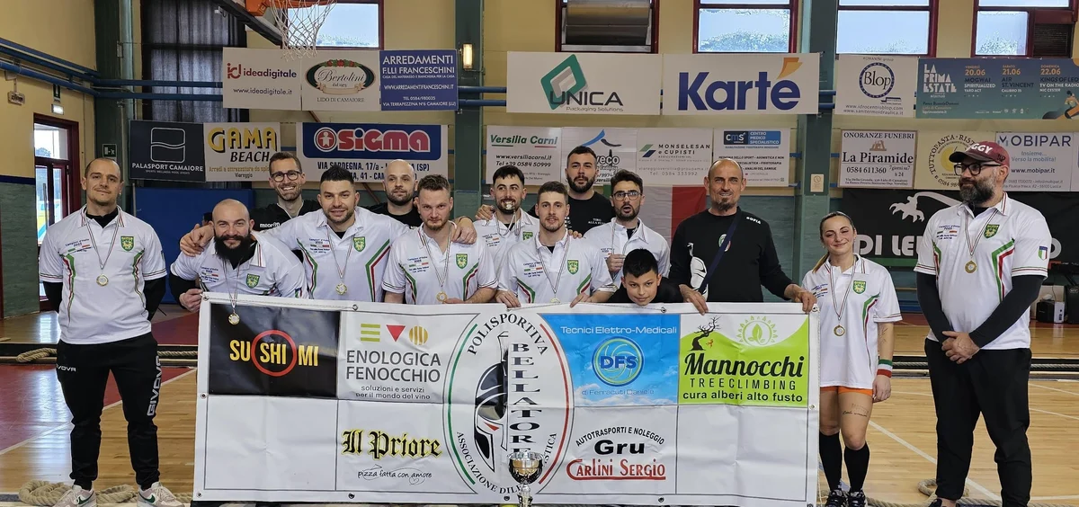 Bellatores campione d’Italia nel Tiro alla Fune