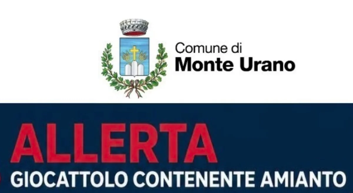 Allerta su un giocattolo contenente amianto