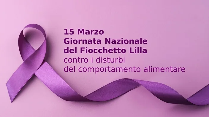 Luci lilla per la lotta ai disturbi alimentari