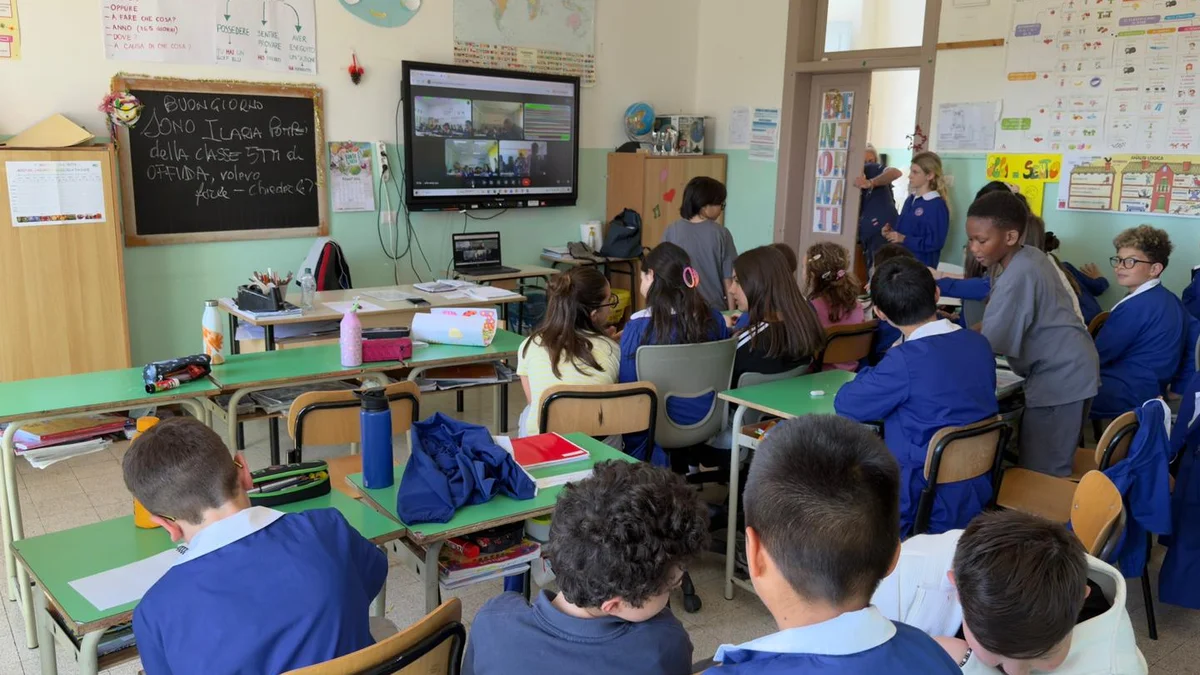  L'incontro a scuola con Manuela Olivieri, moglie di Pietro Mennea