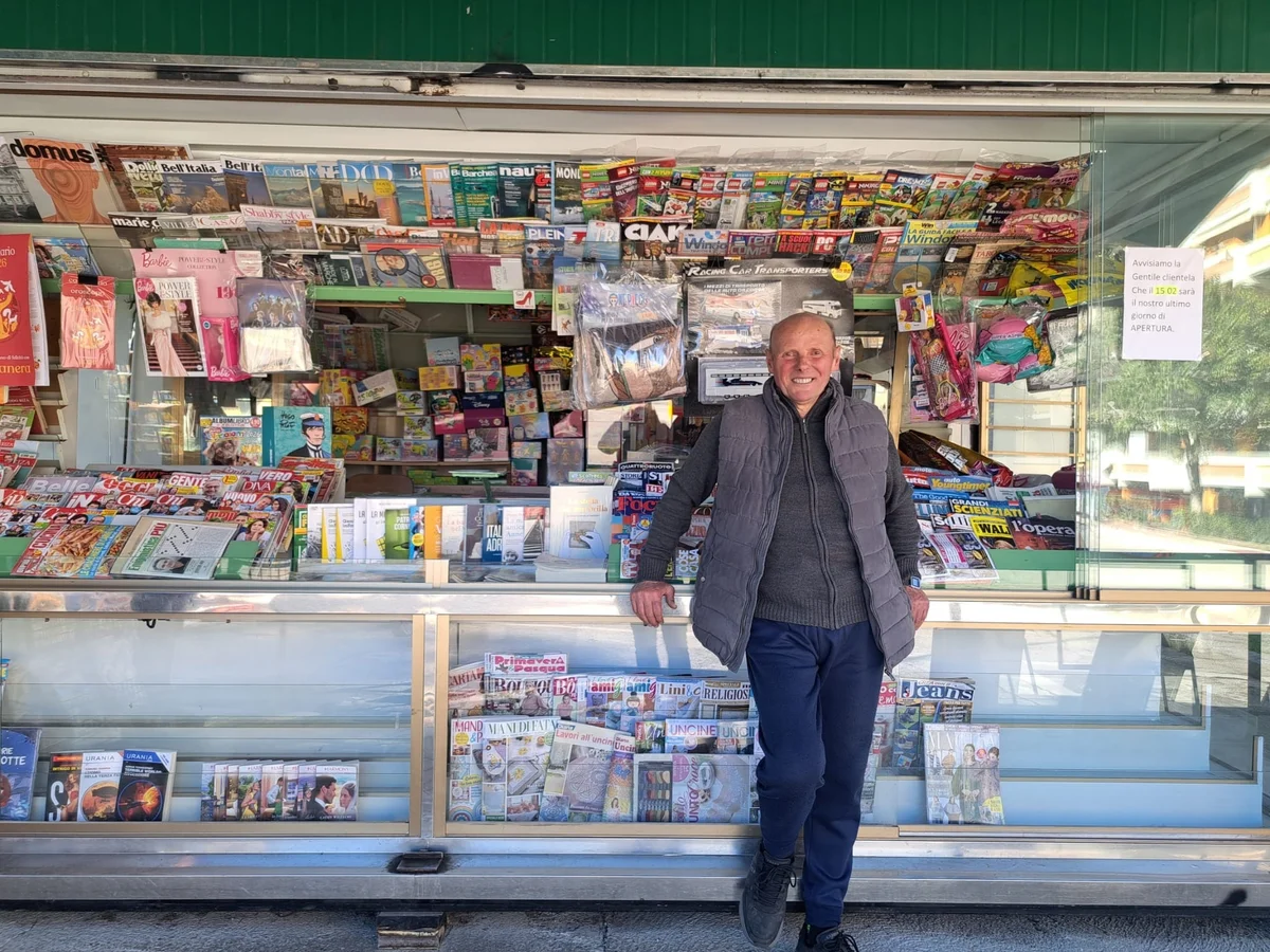 Ascoli Piceno - L'edicola storica di Villa Pigna chiude dopo 36 anni, termina un'epoca