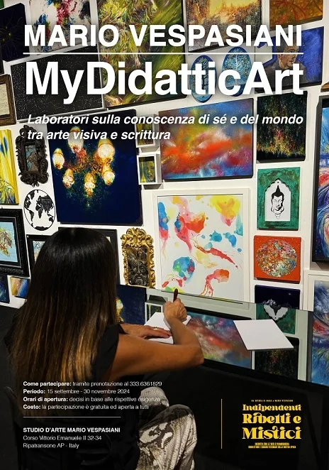 Mario Vespasiani - MyDidatticArt - Laboratori sulla conoscenza di sé e del mondo tra arte visiva e scrittura