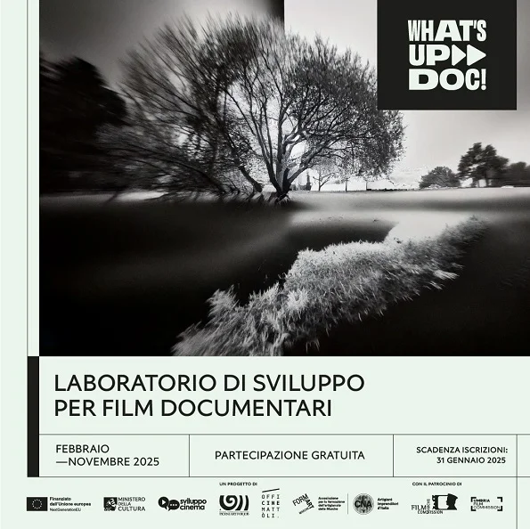 Al via la selezione per "What's Up Doc!": il percorso formativo gratuito per gli autori di film documentari