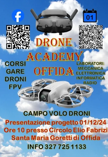 Drone Academy, Campo Volo Droni per tutti