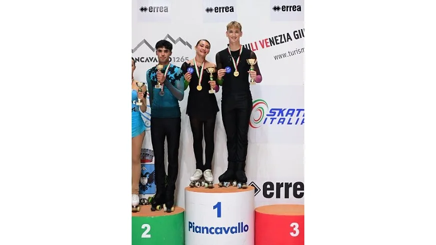 Pattinaggio Artistico: oro, argento e bronzo per la Diavoli Verde Rosa ai campionati italiani di Piancavallo