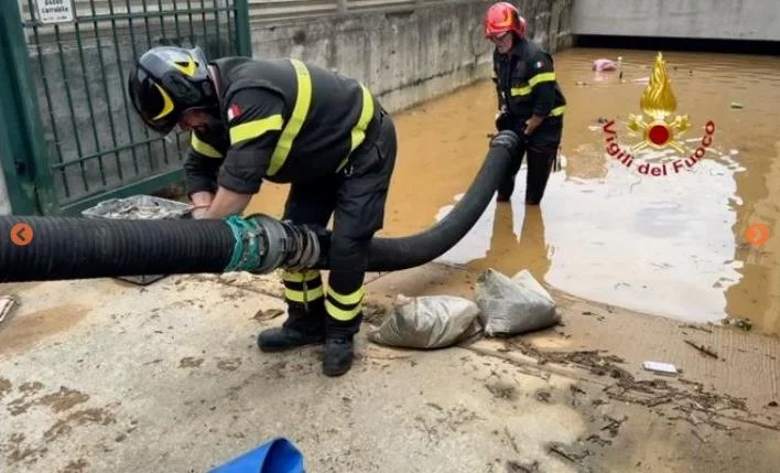 Maltempo: Marche, molti interventi  dei Vigili del Fuoco fra Fano e Ancona