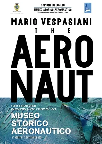Mario Vespasiani presenta THE AERONAUT al Museo Storico Aeronautico di Loreto