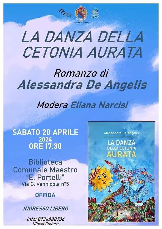 Offida, Alessandra De Angelis presenta il suo secondo libro alla Biblioteca "E.Portelli"